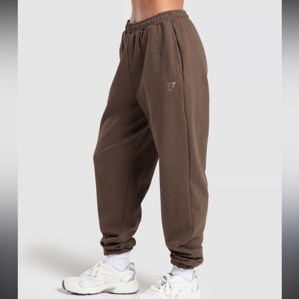Gymshark Brown Relaxed Fit Joggers
